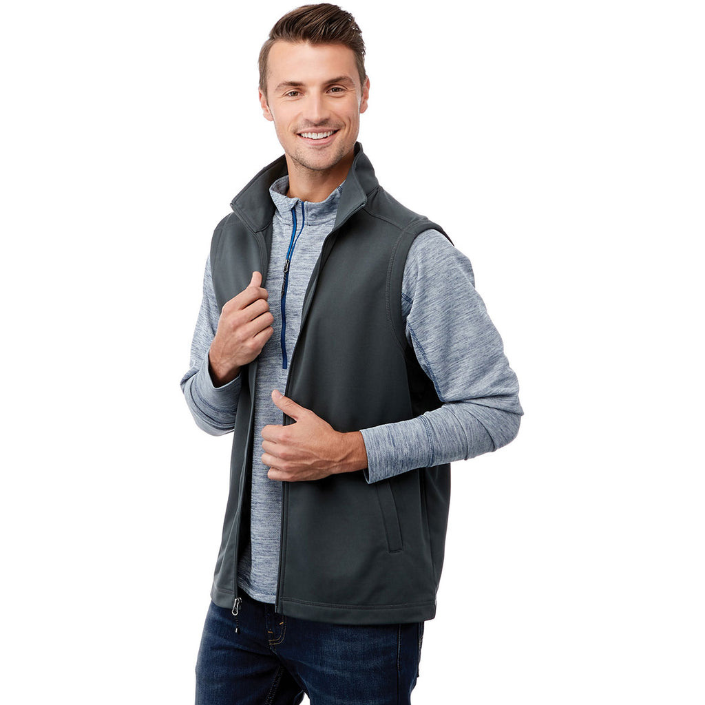 Elevate Men's Grey Storm Boyce Knit Vest