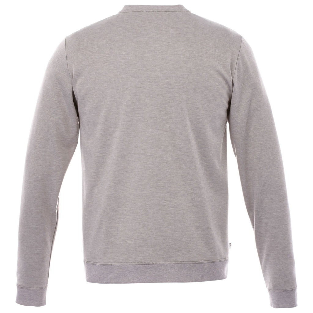 Elevate Men's Heather Grey Bromley Knit V-Neck