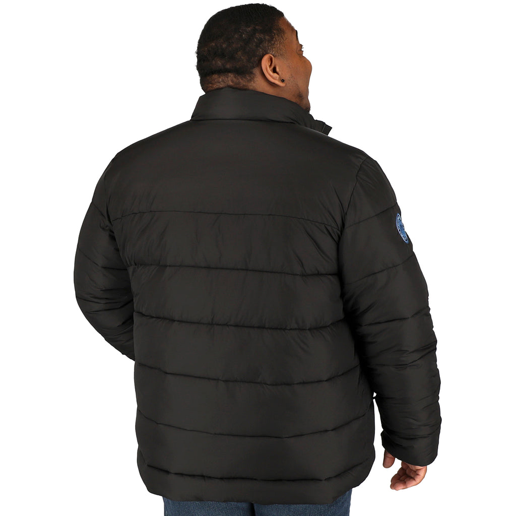 Trimark Men's Black Geneva Eco Packable Insulated Jacket