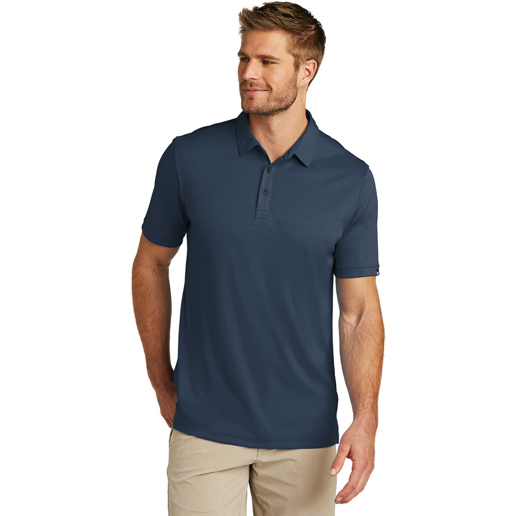 TravisMathew Men's Blue Nights Coto Performance Polo