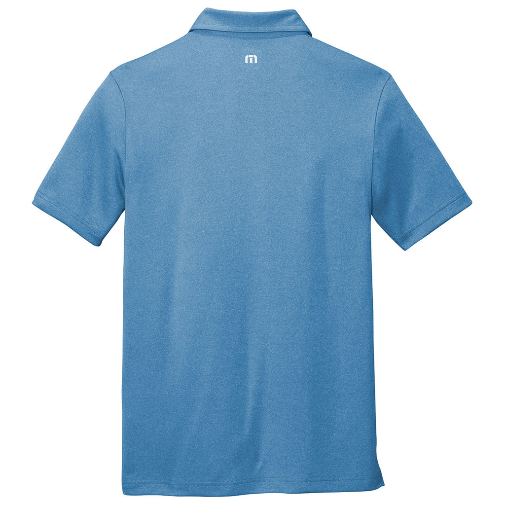 TravisMathew Men's Federal Blue Coto Performance Polo