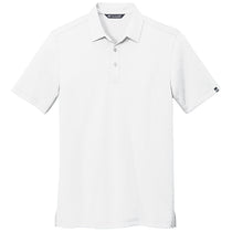 TravisMathew Men's White Coto Performance Polo
