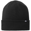 TravisMathew Black Solid Cuffed Beanie