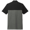 TravisMathew Men's Black/Dark Grey Heather Sunset Blocked Polo