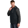 TravisMathew Men's Black/Black Heather Tides Up Hooded Jacket