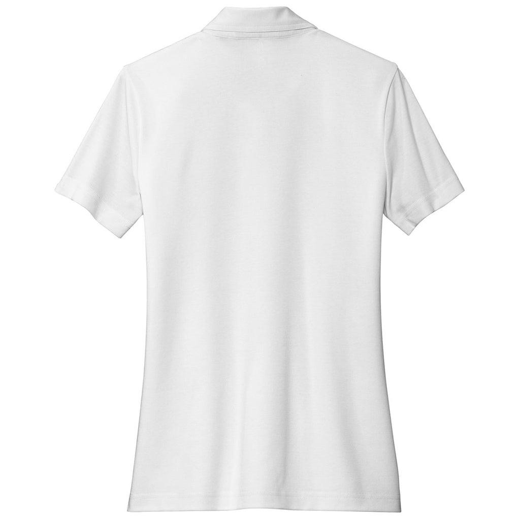 TravisMathew Women's White Oceanside Solid Polo