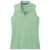 TravisMathew Women's Beryl Green Heather Coto Performance Sleeveless Polo