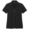 TravisMathew Women's Black Coto Performance Polo