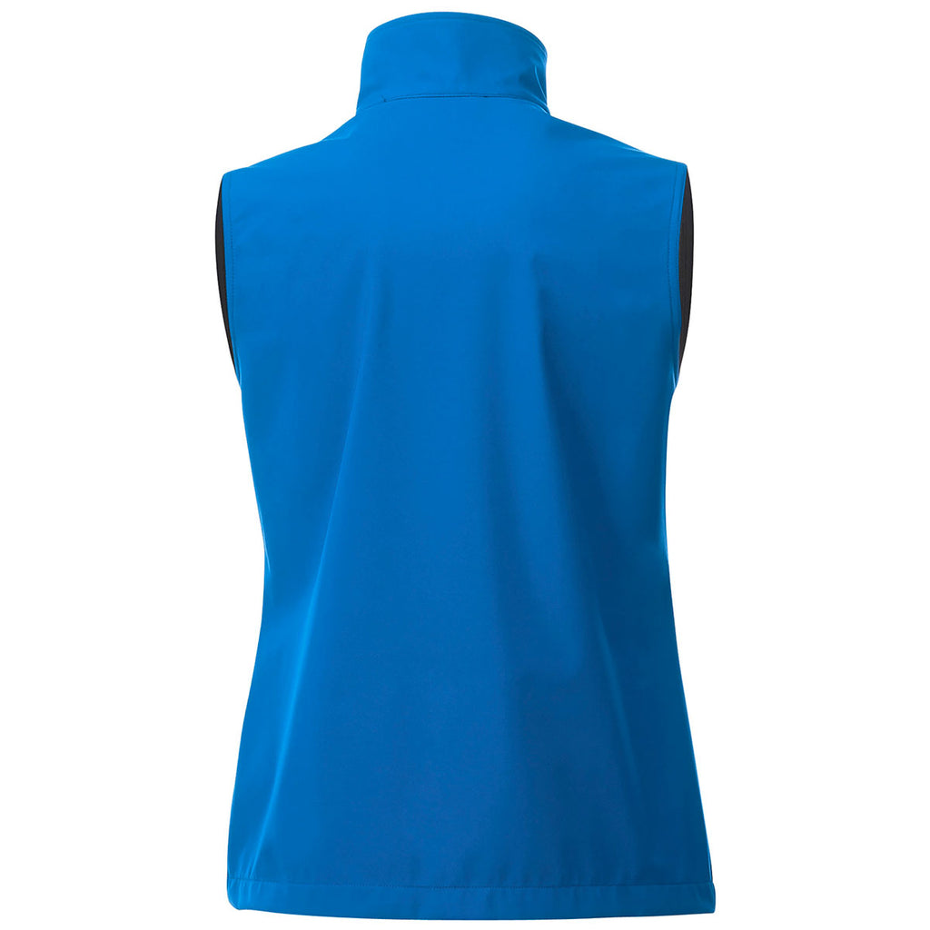 Elevate Women's Olympic Blue Warlow Softshell Vest