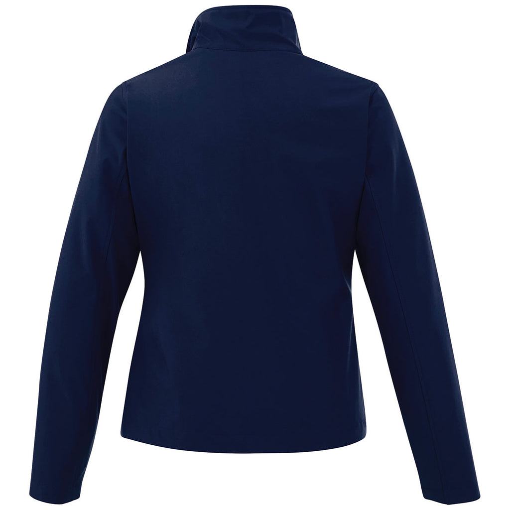 Elevate Women's Vintage Navy Karmine Softshell Jacket