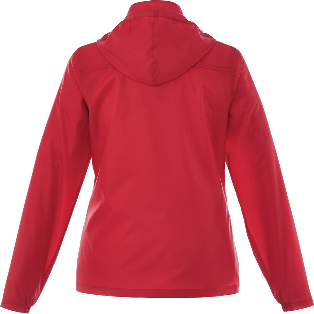 Elevate Women's Team Red Darien Packable Jacket