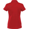 Elevate Women's Team Red/Steel Grey Wilcox Short Sleeve Polo