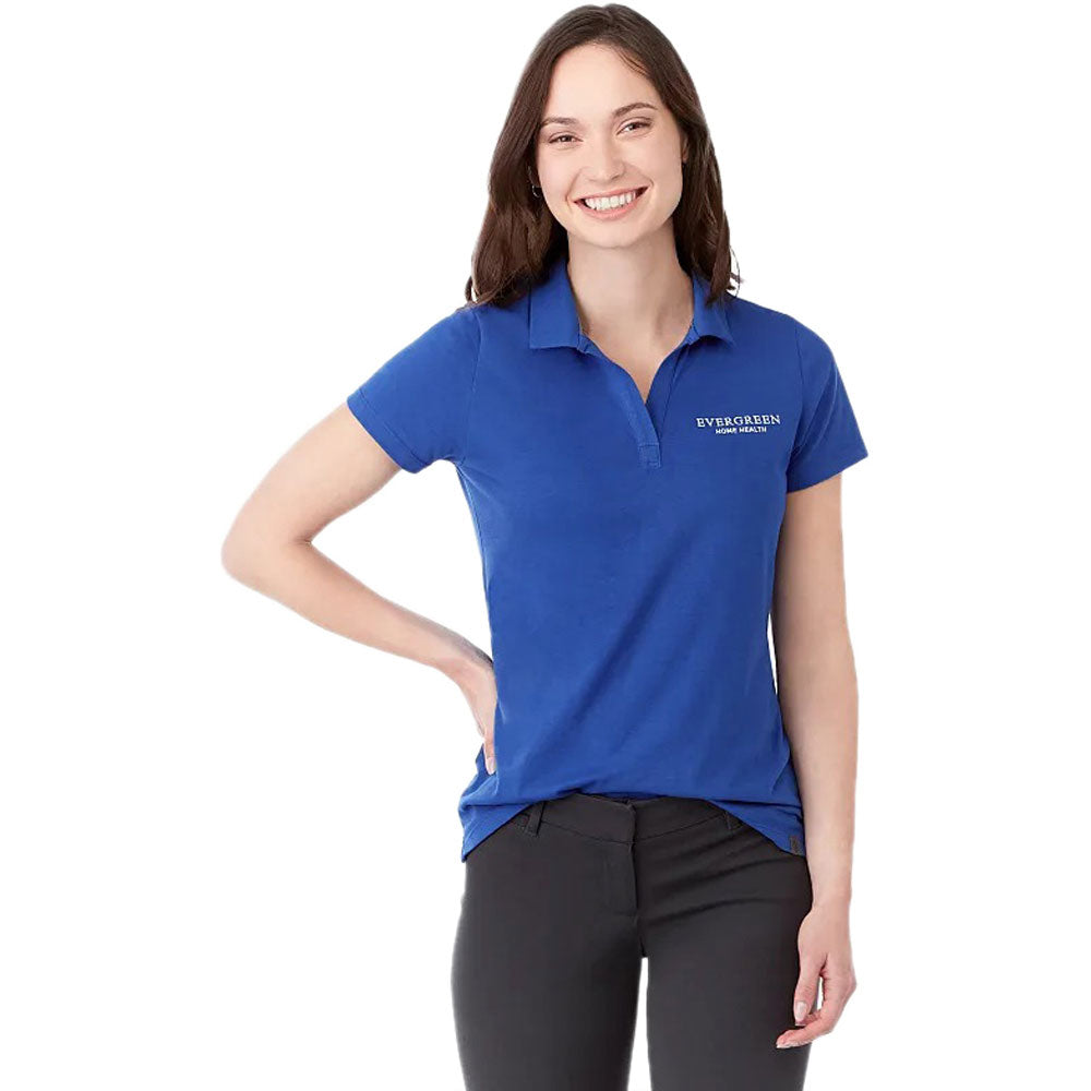 Trimark Women's New Royal Somoto Eco Short Sleeve Polo