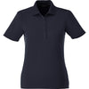 Elevate Women's Navy Dade Short Sleeve Polo