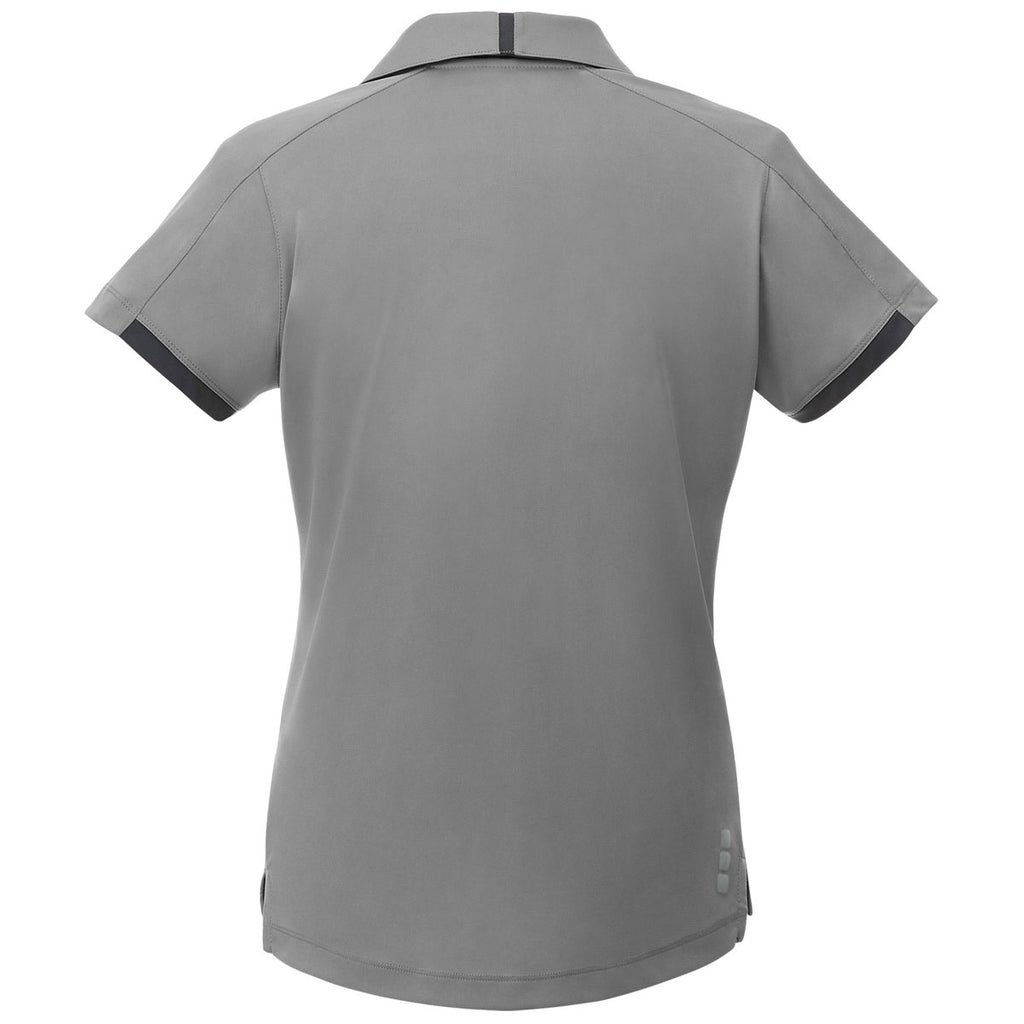 Elevate Women's Quarry/Grey Storm Cerrado Short Sleeve Polo