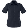 Elevate Women's Navy Stirling Short Sleeve Shirt