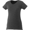 Elevate Women's Heather Dark Charcoal Bodie Short Sleeve T-Shirt