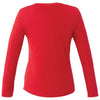 Elevate Women's Team Red Parima Long Sleeve Tech Tee