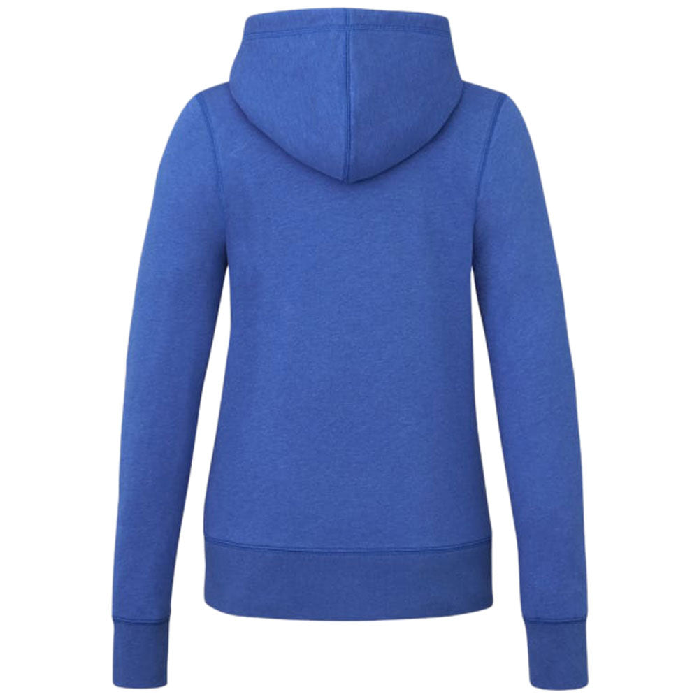 Elevate Women's New Royal Heather Argus Eco Fleece Full Zip Hoody