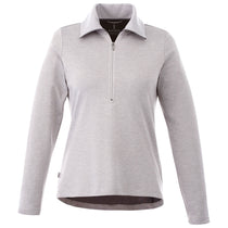 Trimark Women's Heather Grey Stratton Knit Half Zip
