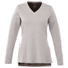 Elevate Women's Heather Grey Bromley Knit V-Neck