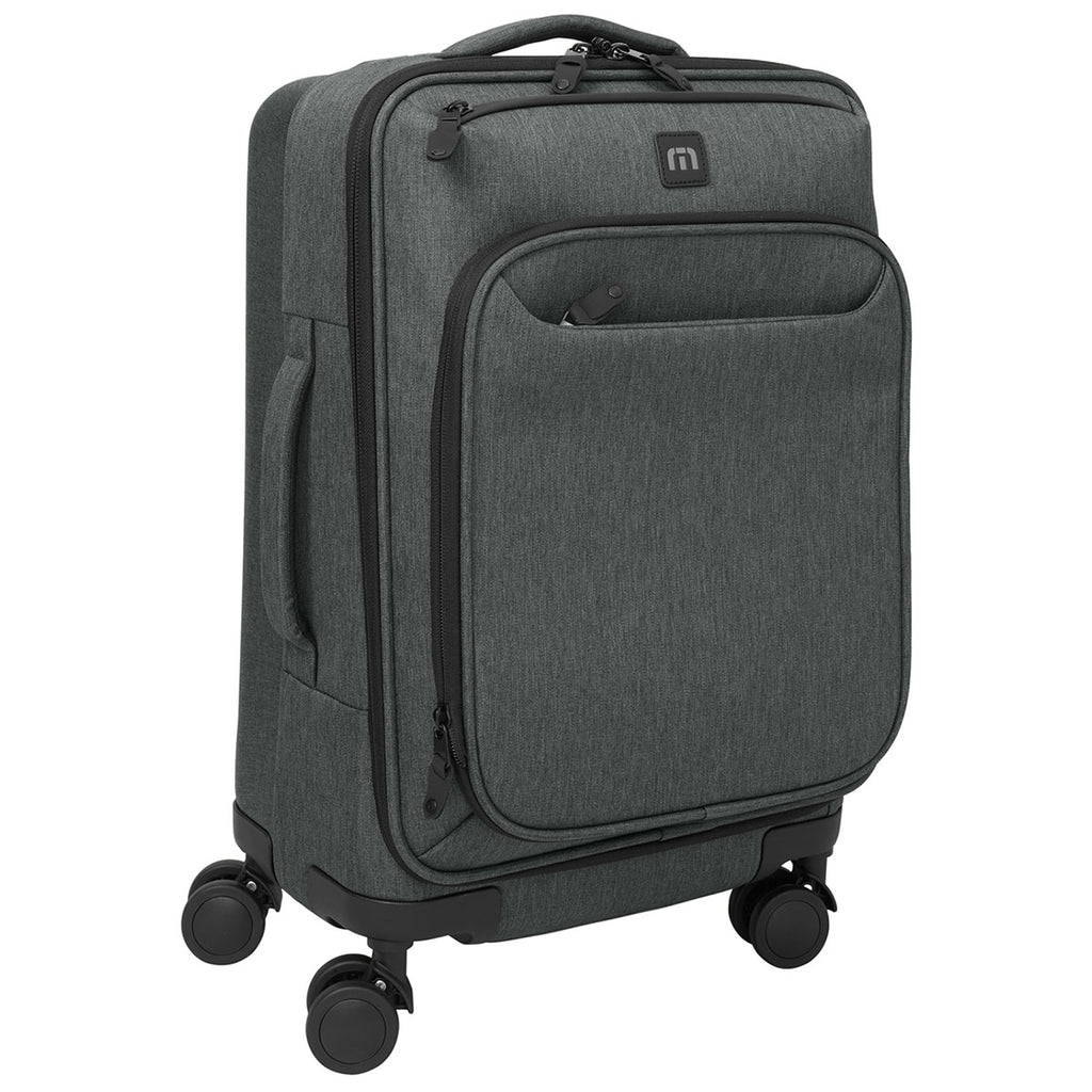 TravisMathew Graphite Heather Quad Carry-On Spinner