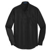 Port Authority Men's Black Tall SuperPro Twill Shirt