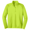 Sport-Tek Men's Charge Green Tall Sport-Wick Stretch 1/2-Zip Pullover