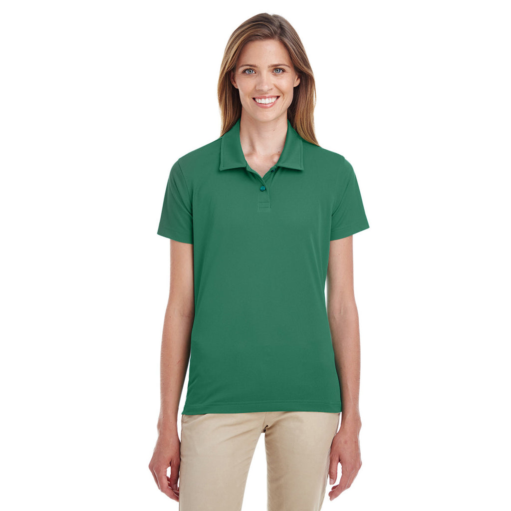 Team 365 Women's Sport Dark Green Command Snag-Protection Polo