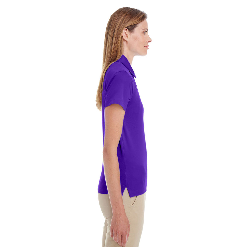 Team 365 Women's Sport Purple Command Snag-Protection Polo