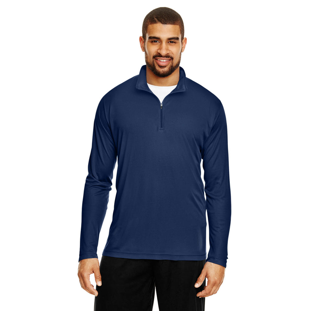 Team 365 Men's Sport Dark Navy Zone Performance Quarter-Zip