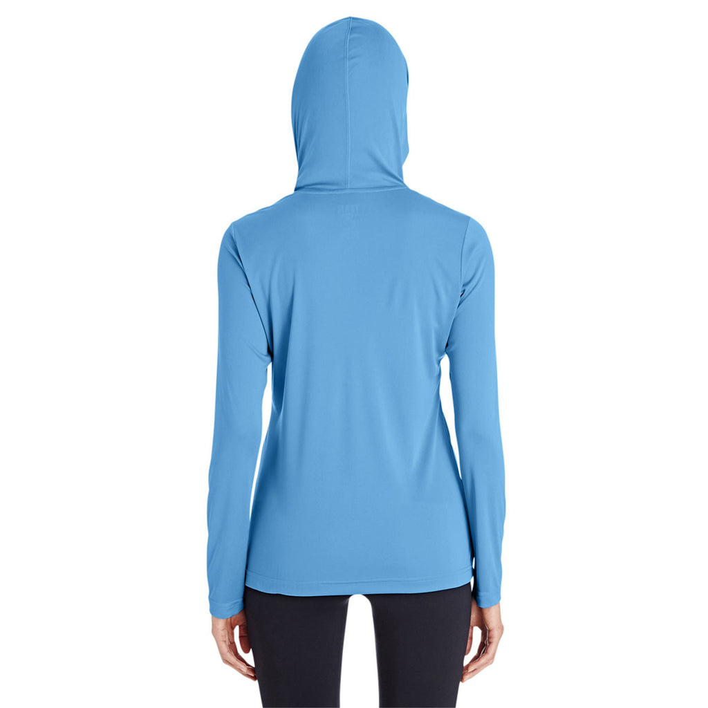 Team 365 Women's Sport Light Blue Zone Performance Hoodie