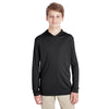 Team 365 Youth Black Zone Performance Hoodie