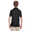 Team 365 Youth Black Zone Performance Polo