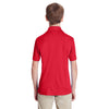 Team 365 Youth Sport Red Zone Performance Polo