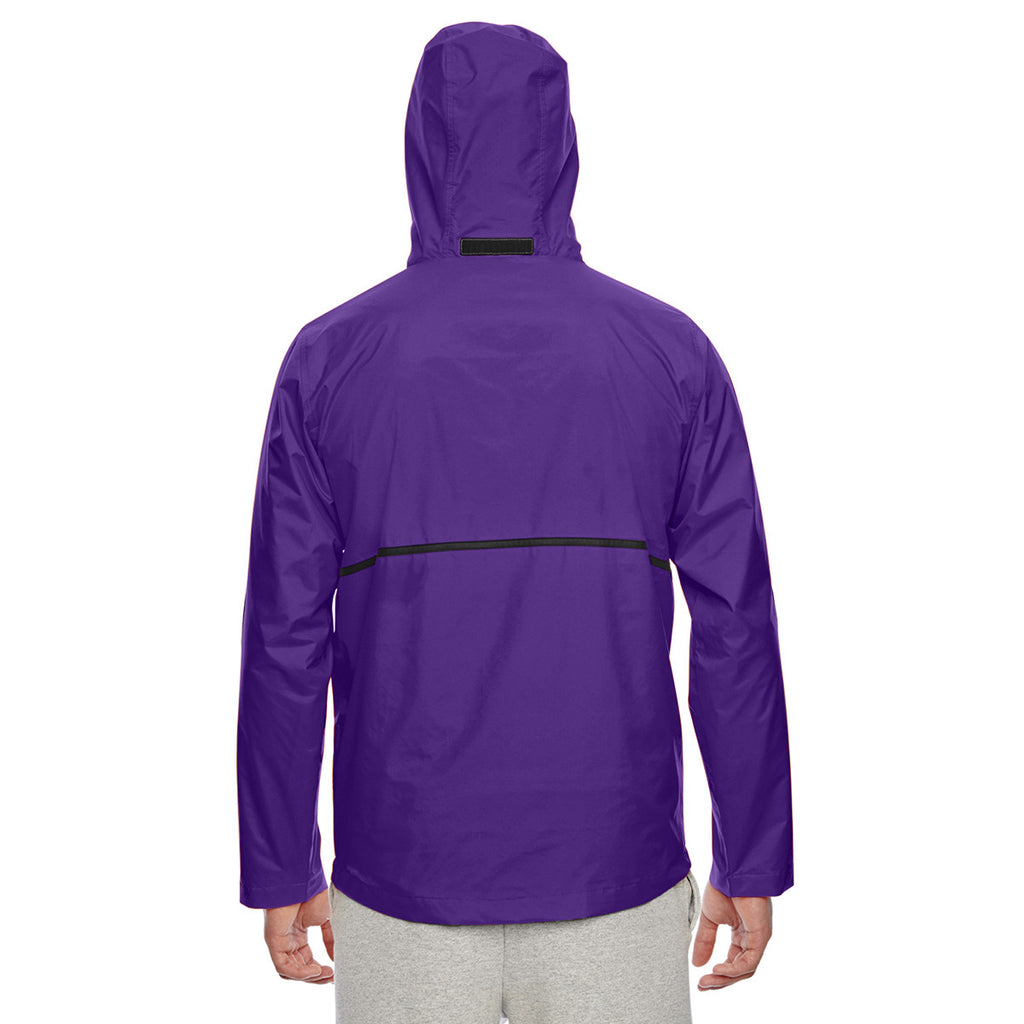 Team 365 Men's Sport Purple Conquest Jacket with Mesh Lining