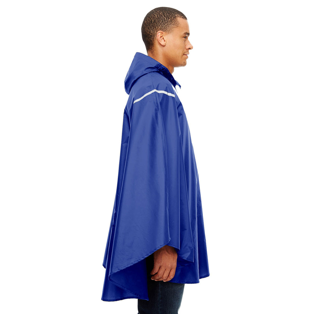 Team 365 Men's Sport Royal Stadium Packable Poncho