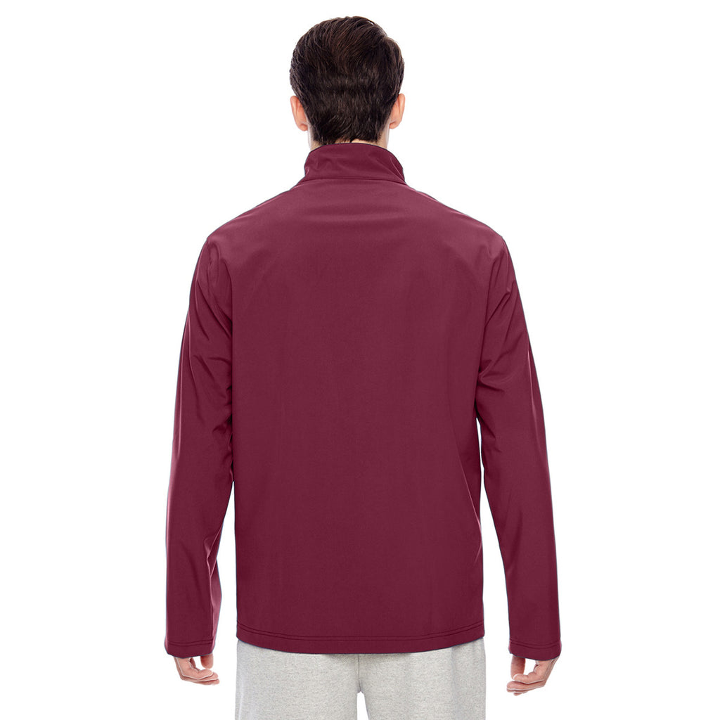 Team 365 Men's Sport Maroon Leader Soft Shell Jacket