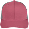 Team 365 Sport Maroon Heather/Sport Grey Zone Sonic Heather Trucker Cap