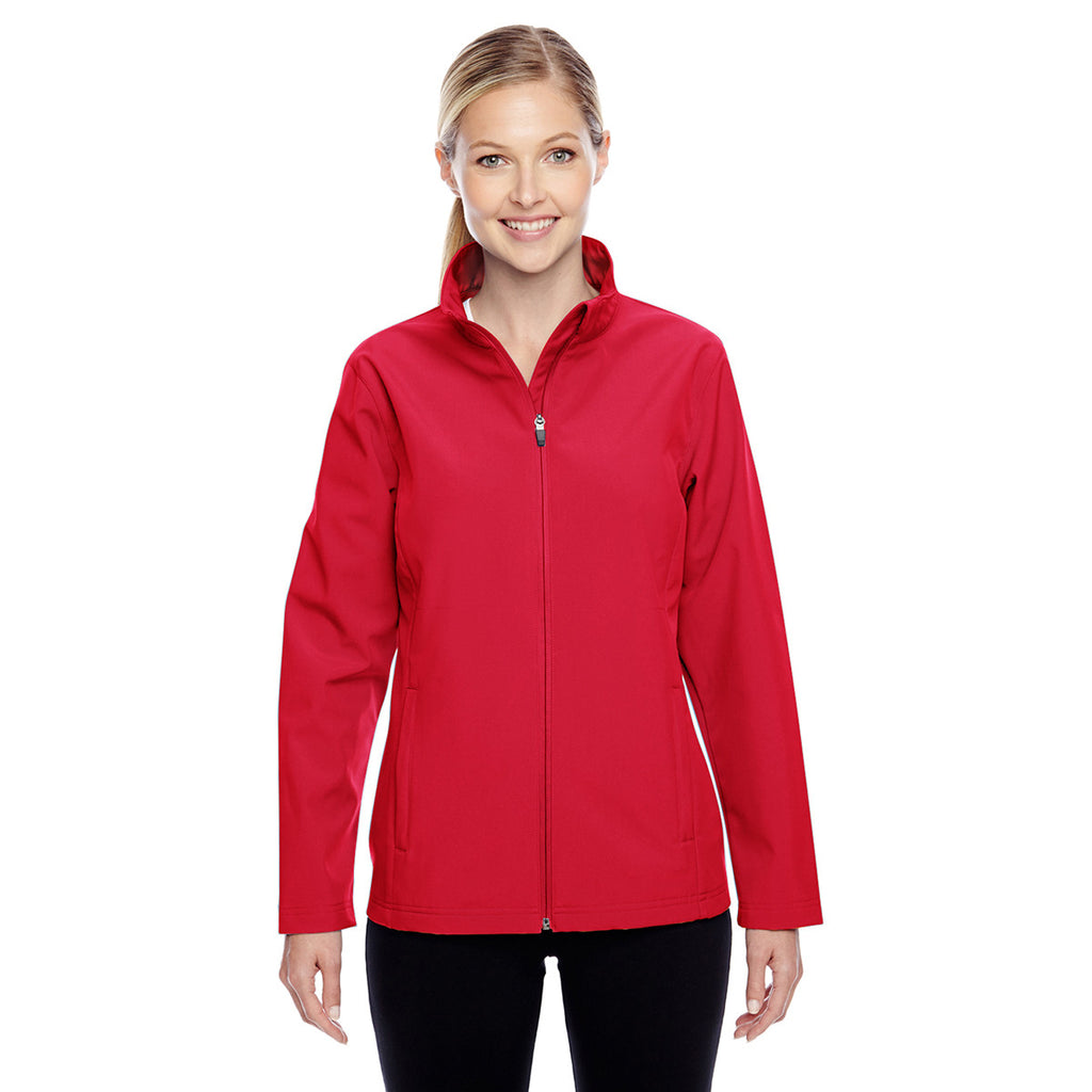 Team 365 Women's Sport Red Leader Soft Shell Jacket