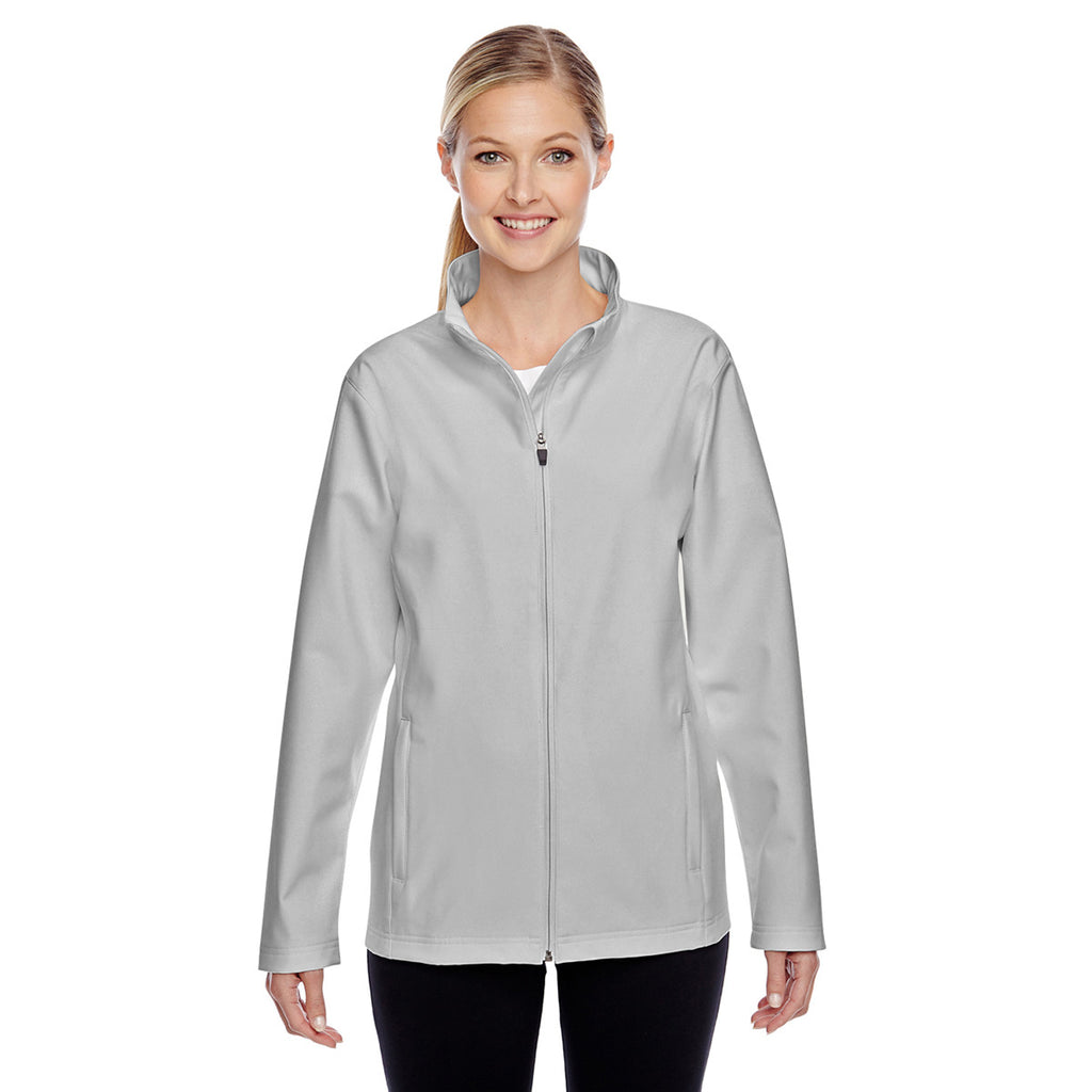 Team 365 Women's Sport Silver Leader Soft Shell Jacket