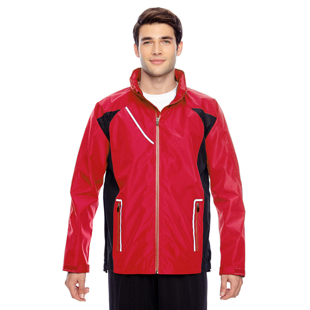 Team 365 Men's Sport Red Dominator Waterproof Jacket