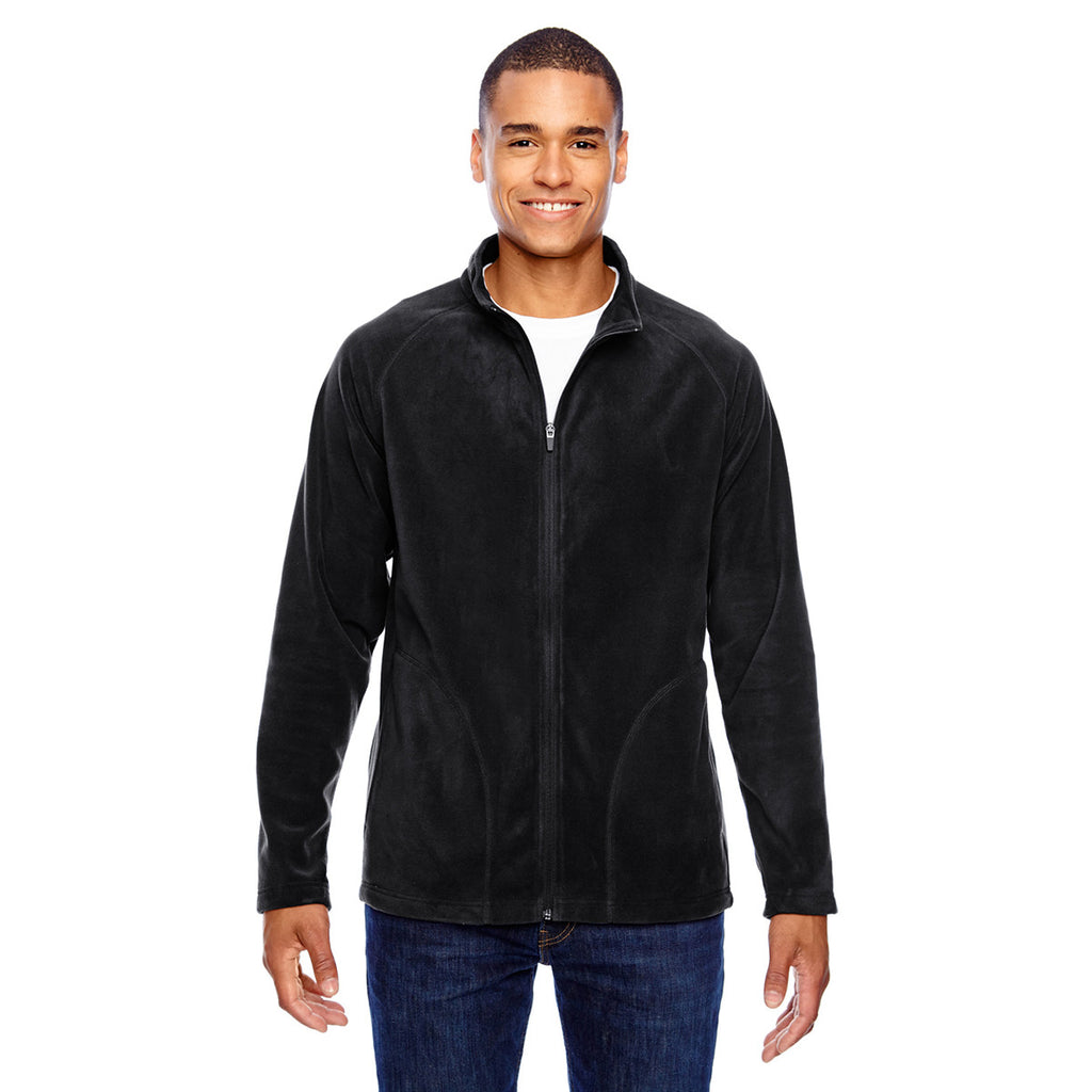 Team 365 Men's Black Campus Microfleece Jacket