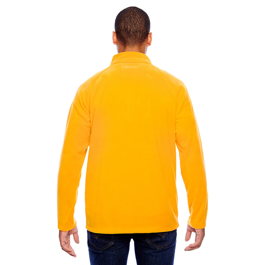 Team 365 Men's Sport Athletic Gold Campus Microfleece Jacket