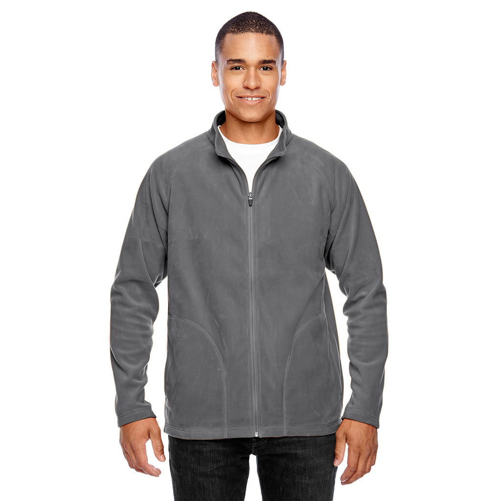 Team 365 Men's Sport Graphite Campus Microfleece Jacket