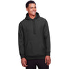 Team 365 Unisex Black Zone HydroSport Heavyweight Pullover Hooded Sweatshirt