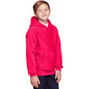 Team 365 Youth Sport Red Zone HydroSport Heavyweight Pullover Hooded Sweatshirt