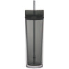 Gold Bond Inc Smoke 16 oz Tube Tumbler with Straw