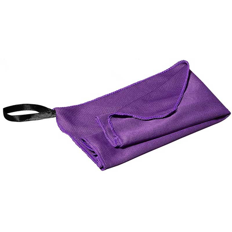 Primeline Purple Cooling Towel in Carabiner Case