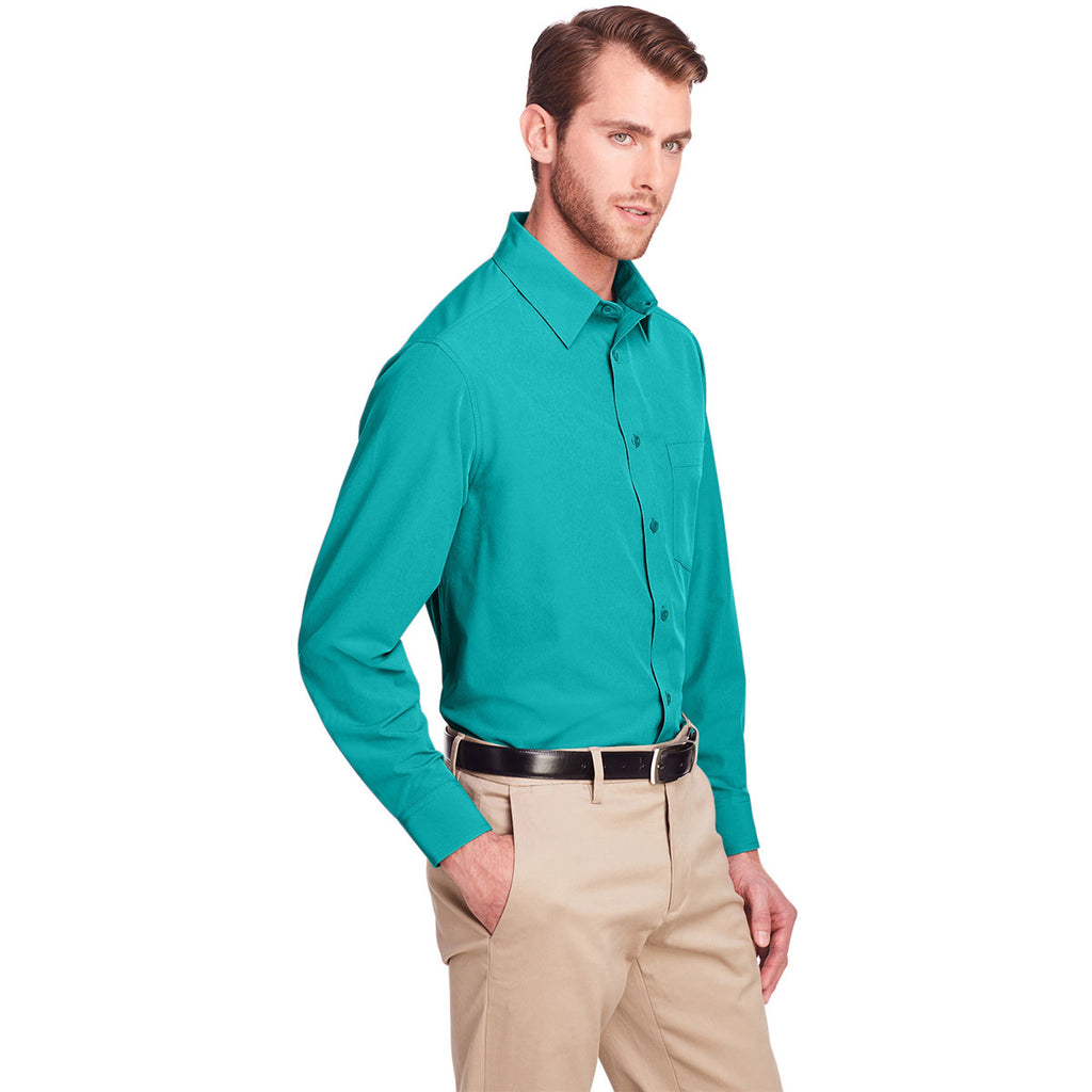 UltraClub Men's Jade Bradley Performance Woven Shirt